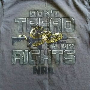 NRA "Don't Tread On Me" T-Shirt, Medium